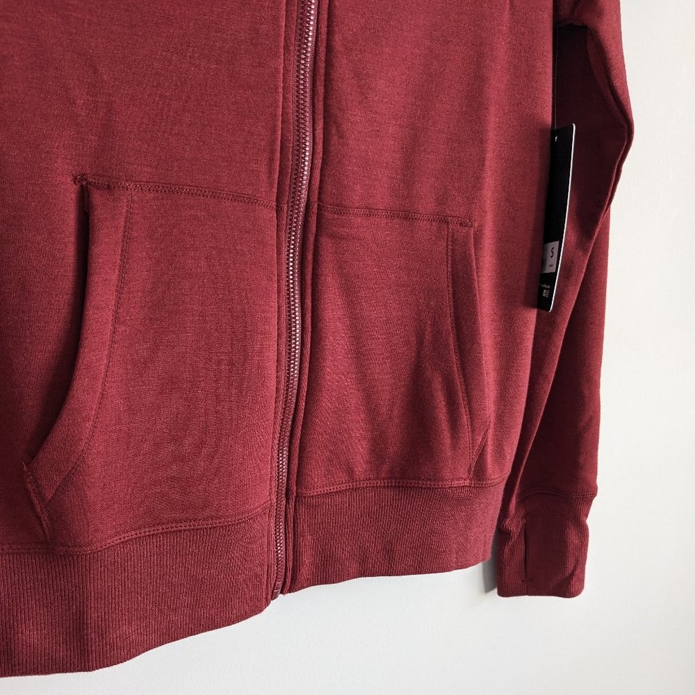90 Degree by Reflex super soft and flexible burgundy hoodie Small - Picture 2 of 7